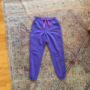 Figs Sumaiya High Waisted Skinny Scrub Pants, Amethyst (sold out color!)
